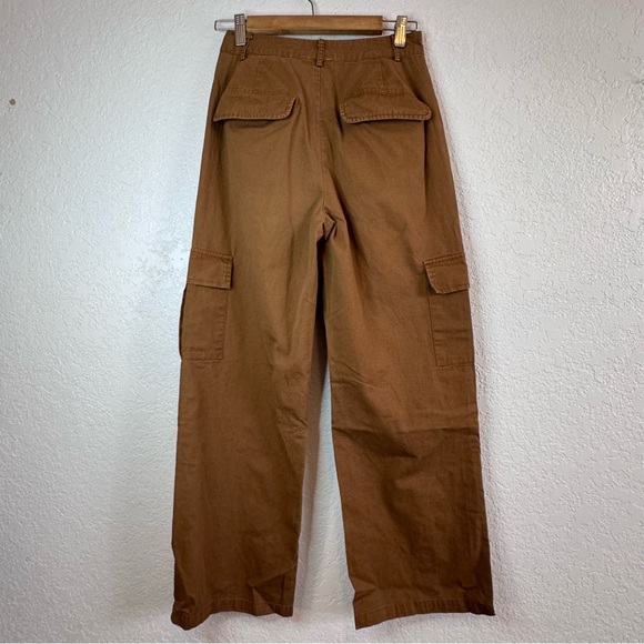 EllyJace | Mid-Rise Utility Wide Leg Cargo - Picture 3 of 10